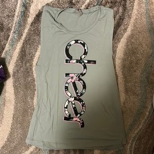 Cheer tank top